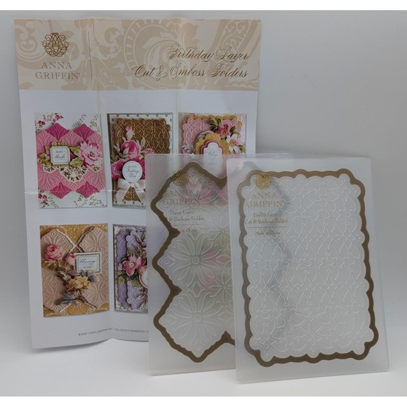 Anna Griffin BIRTHDAY LAYER Cut & Emboss Folders (039) - Picture 1 of 2